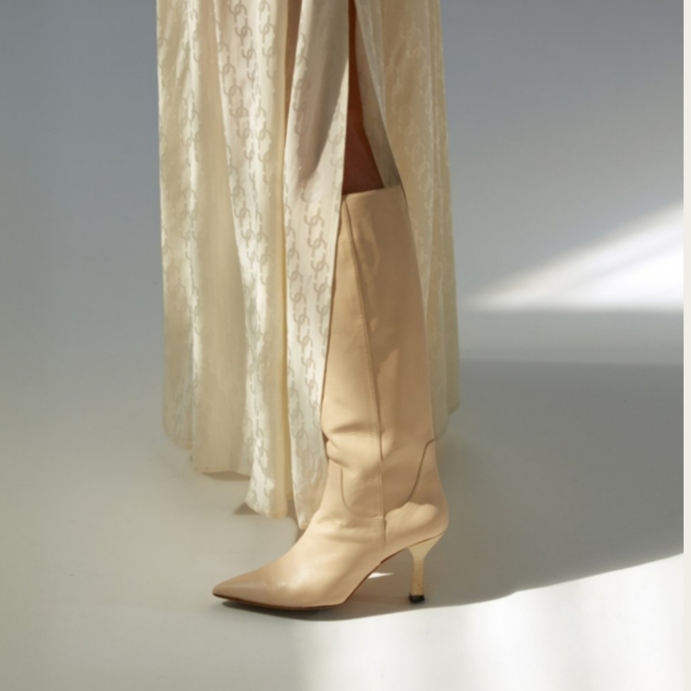 Birgitte Herskind Slip Luna Dress in Vanilla Sun Size 32 - Picture 5 of 16